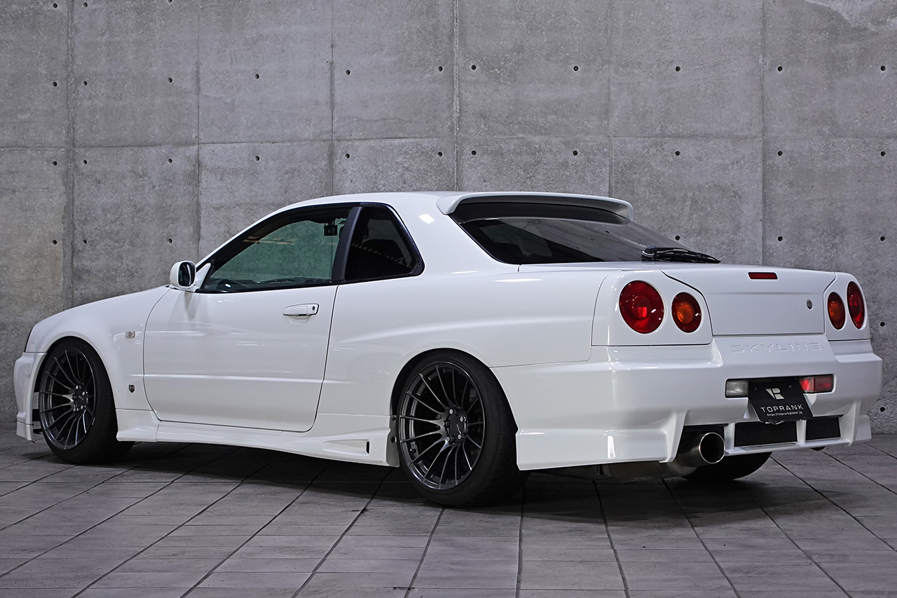 2000 Nissan SKYLINE COUPE ER34 25 GT-T, Enkei Wheels, Blitz Intercooler, Blitz Height Adjustable Coilovers