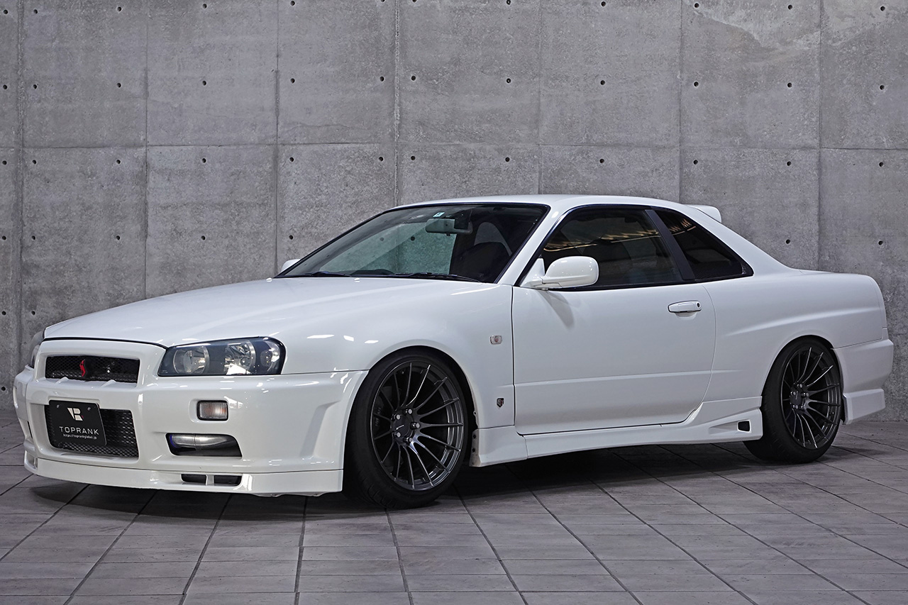 2000 Nissan SKYLINE COUPE ER34 25 GT-T, Enkei Wheels, Blitz Intercooler, Blitz Height Adjustable Coilovers