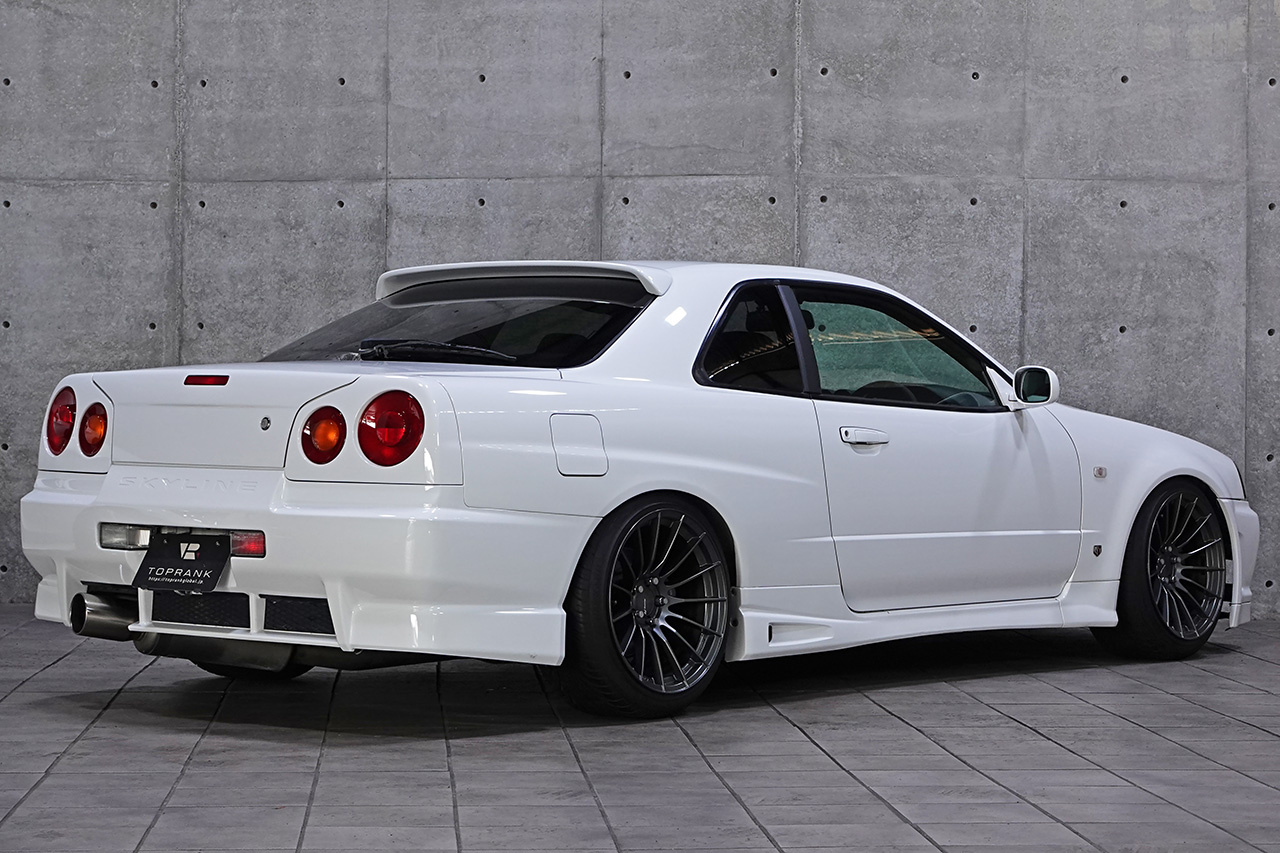 2000 Nissan SKYLINE COUPE ER34 25 GT-T, Enkei Wheels, Blitz Intercooler, Blitz Height Adjustable Coilovers