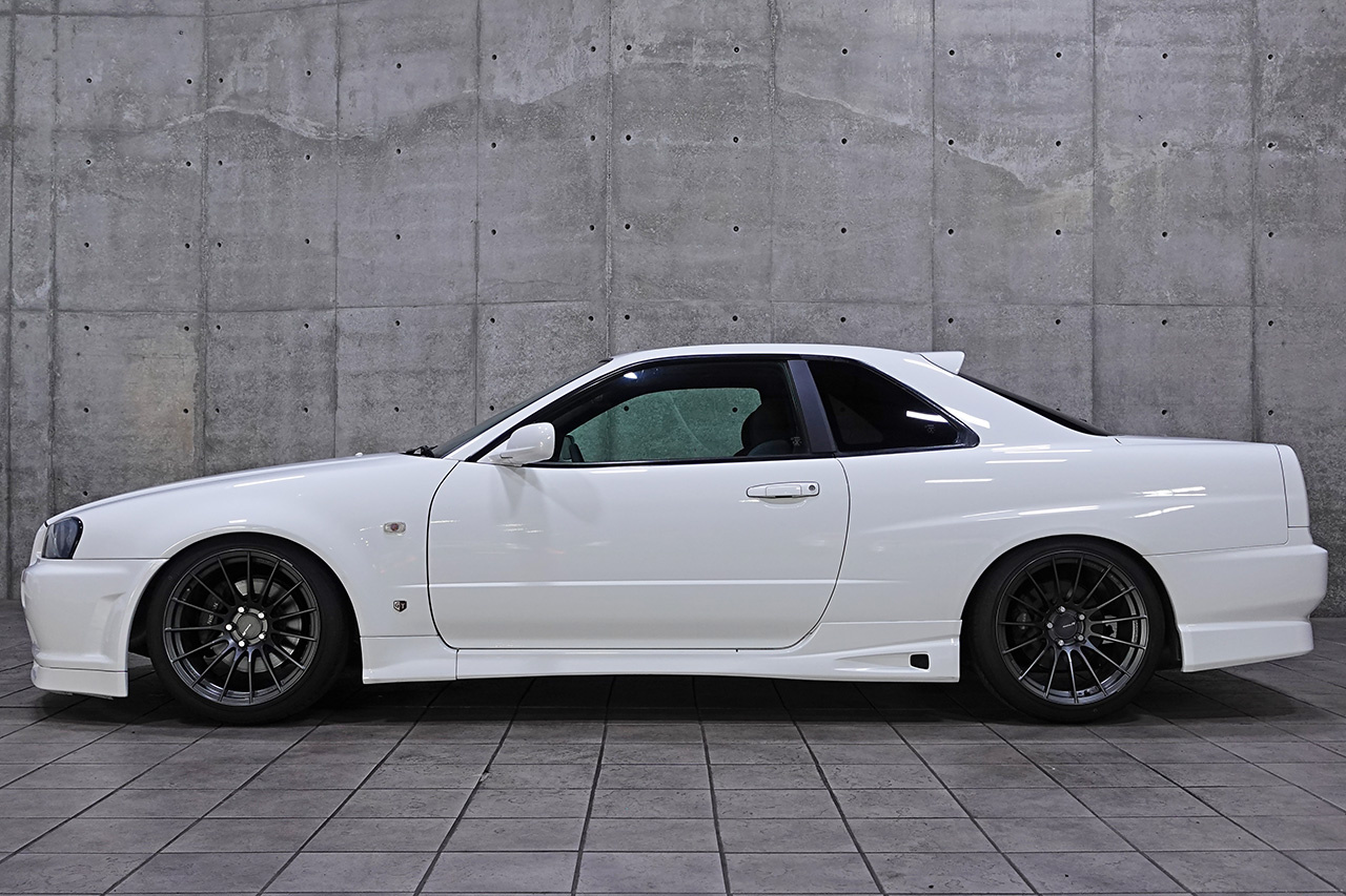 2000 Nissan SKYLINE COUPE ER34 25 GT-T, Enkei Wheels, Blitz Intercooler, Blitz Height Adjustable Coilovers