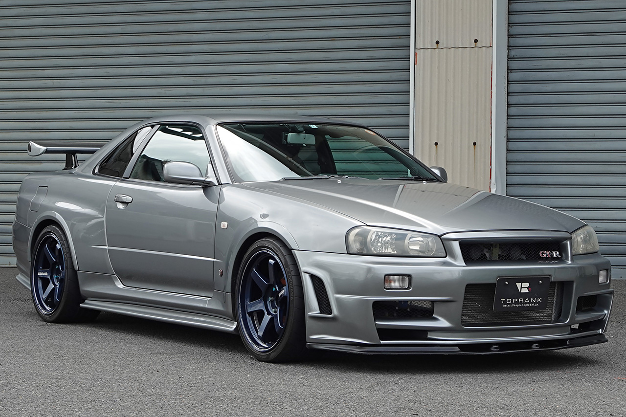 2000 Nissan SKYLINE GT-R BNR34 R34 GT-R, Nismo Z-tune Bumper, Nissan OEM Rear Carbon Diffuser, Endless Big Brake Kit