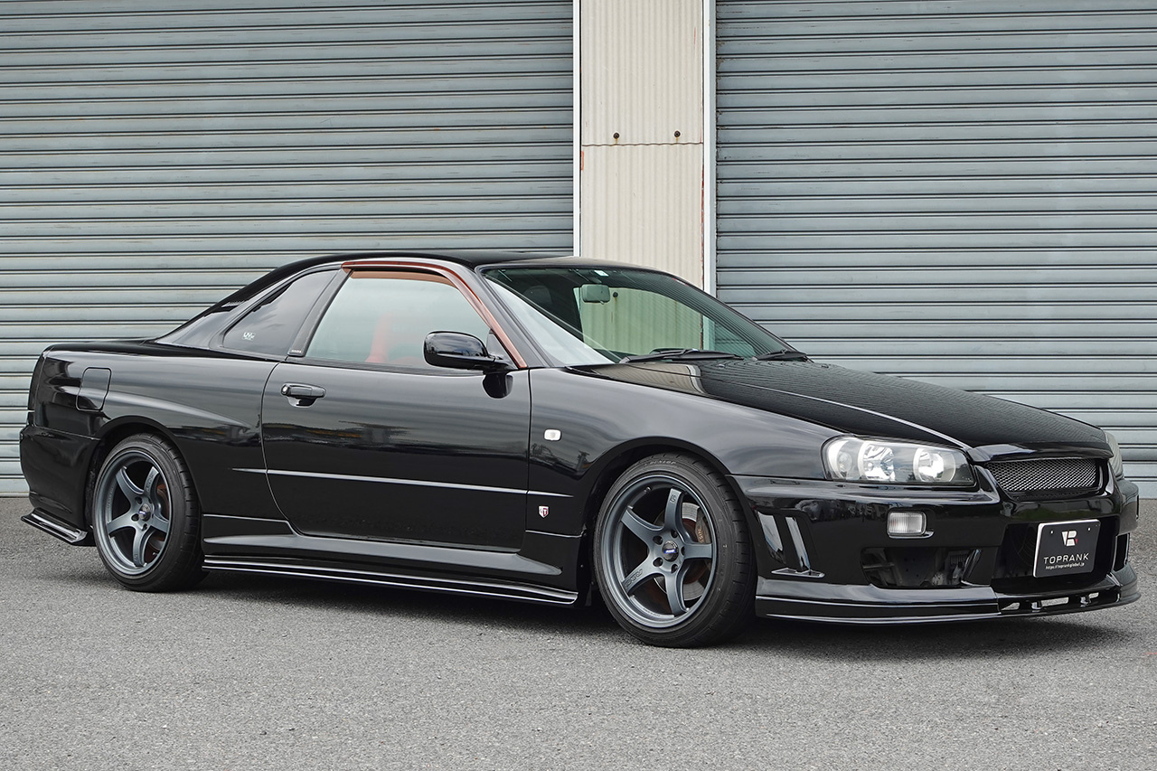 2000 Nissan SKYLINE COUPE R34 25GT-T, HKS Muffler , TEIN Height Adjustable Coilovers