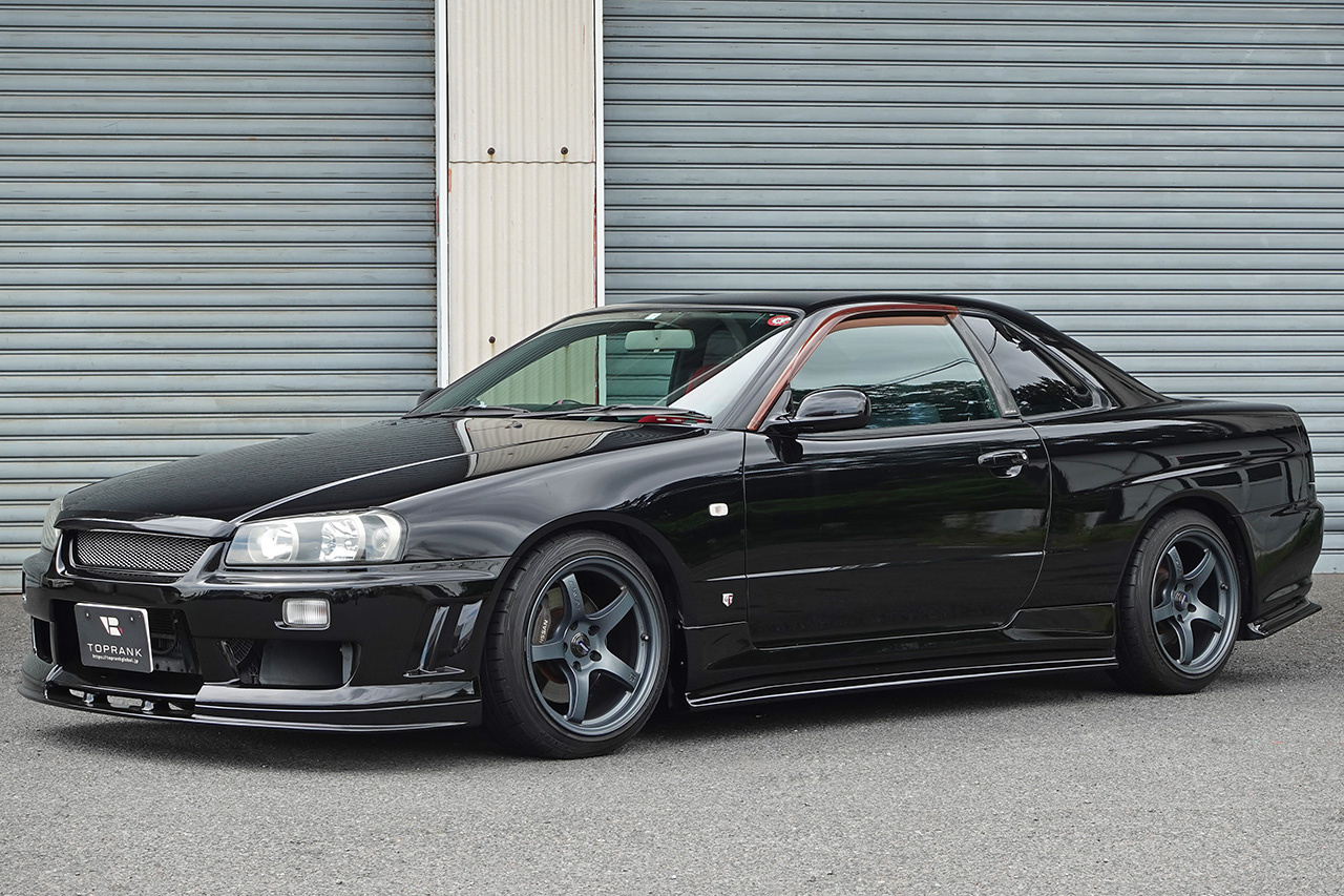 2000 Nissan SKYLINE COUPE R34 25GT-T, HKS Muffler , TEIN Height Adjustable Coilovers