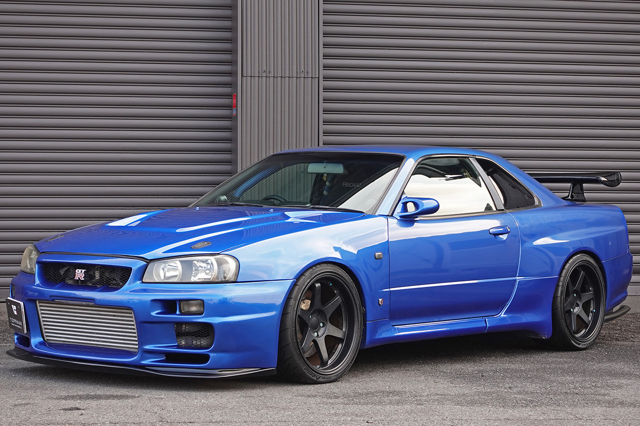 2000 Nissan SKYLINE GT-R BNR34 R34 Skyline GT-R, Topsecret Aero Parts, HKS GT3040 Turbos, Argosta Height Adjustable Coilovers