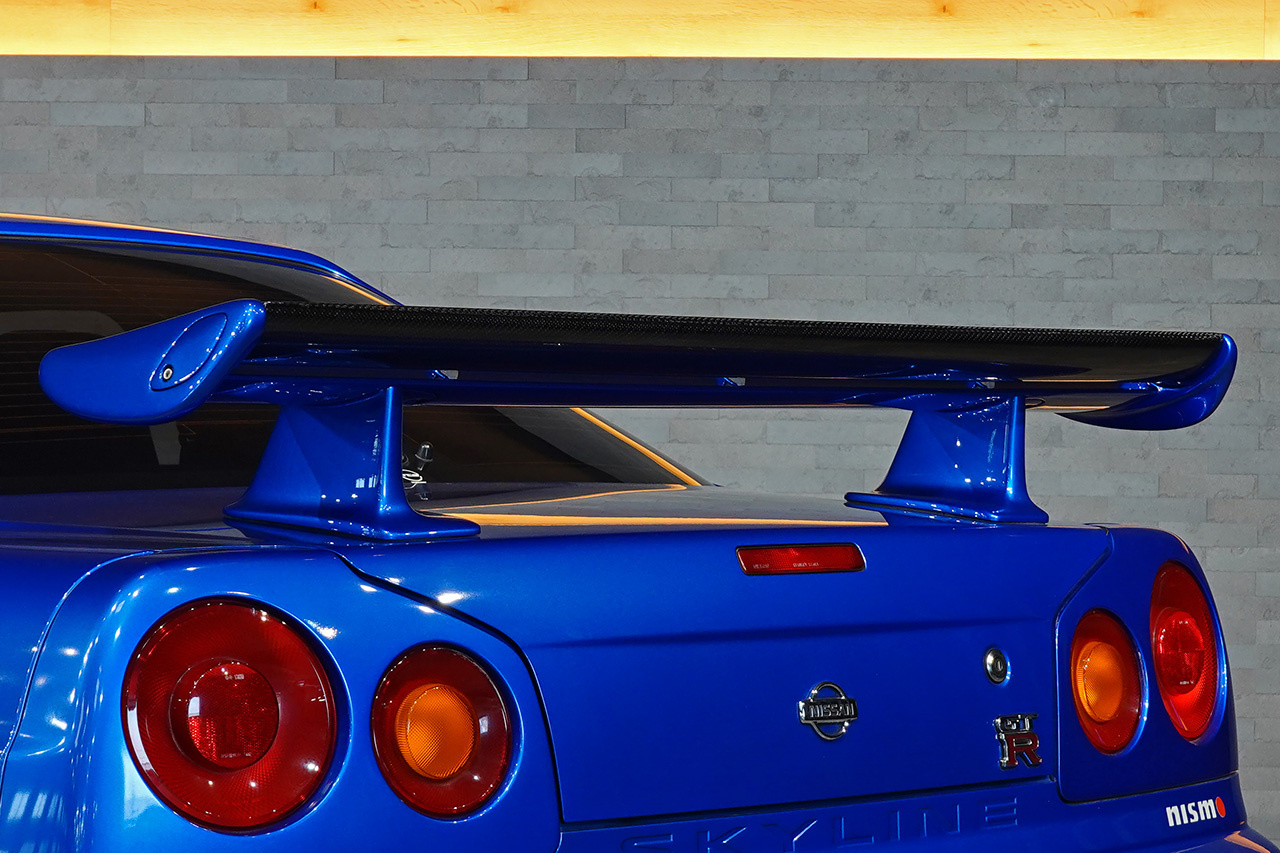 2000 Nissan SKYLINE GT-R BNR34 R34 GT-R, LOW MILEAGE, HKS Upgraded Turbos, NISMO LM-GT4 18 Inch Wheels, APM Rear Wing
