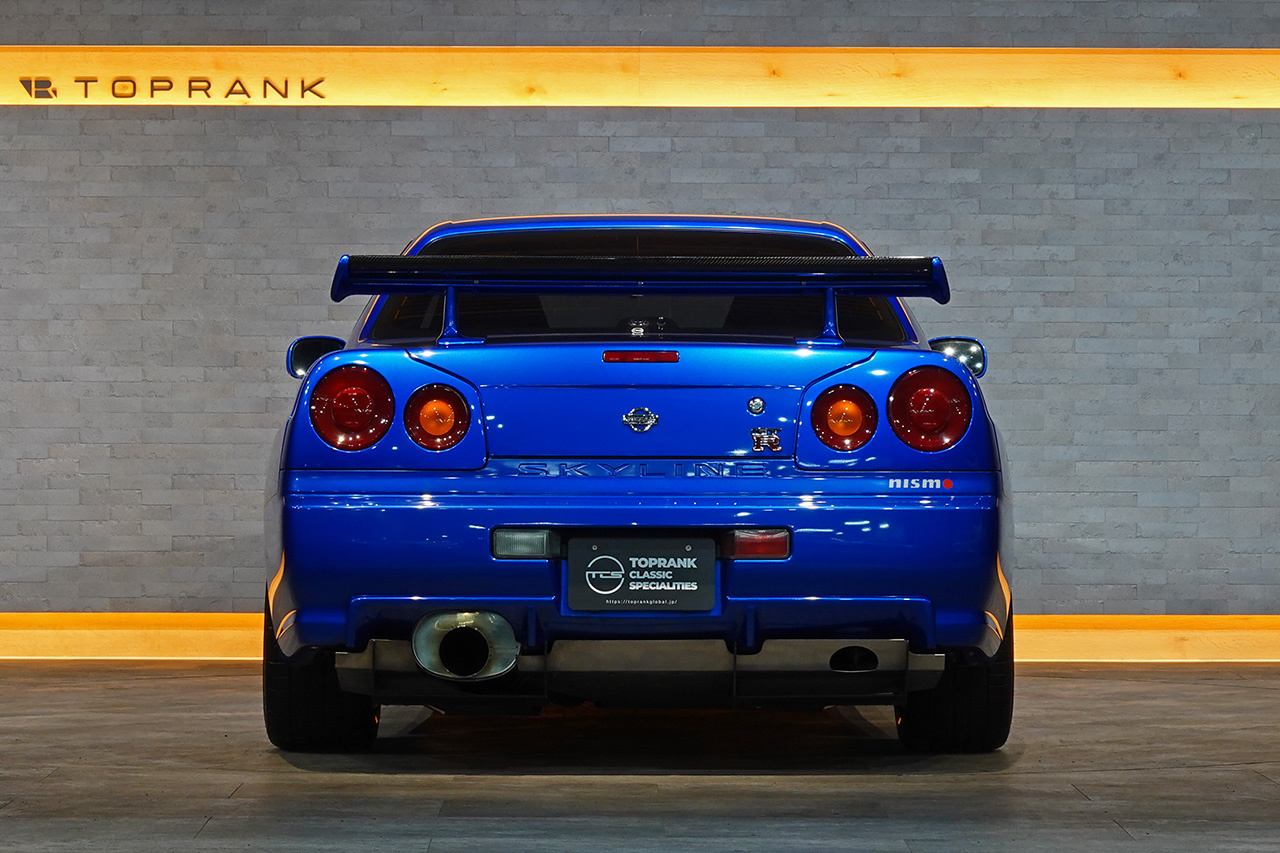 2000 Nissan SKYLINE GT-R BNR34 R34 GT-R, LOW MILEAGE, HKS Upgraded Turbos, NISMO LM-GT4 18 Inch Wheels, APM Rear Wing