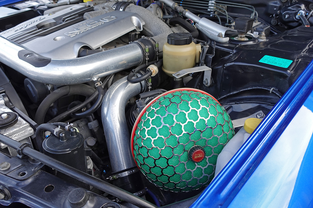 2000 Nissan SKYLINE COUPE ER34 25GT-T TV2 Bayside Blue, Volk Racing TE37 Saga Wheels , Endless Monoblock Brake Calipers