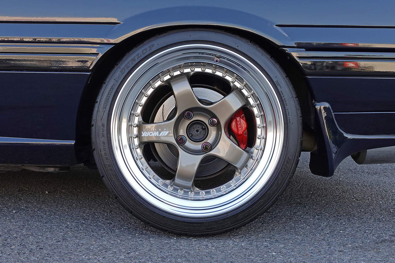 1987 Nissan SKYLINE COUPE HR31 GTS-R, Work Meister S1 Wheels, Bilstein Height Adjustable Coilovers