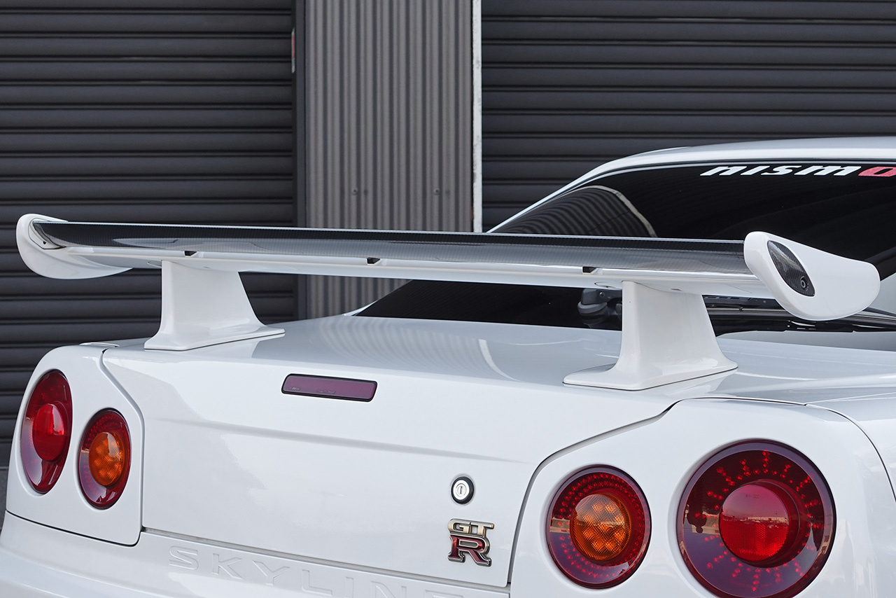 1999 Nissan SKYLINE GT-R BNR34 R34 GT-R V-Spec, ARC Cooling Pannel, Custom Titanium Muffler, Enkei GTC01 19 Inch Wheels