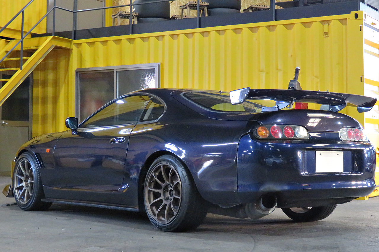 1993 Toyota SUPRA RZ Gareth GT3582R Turbine, KOYO radiator, HKS slide cam pulley, HKS Hipermax coilovers, WedsSport 