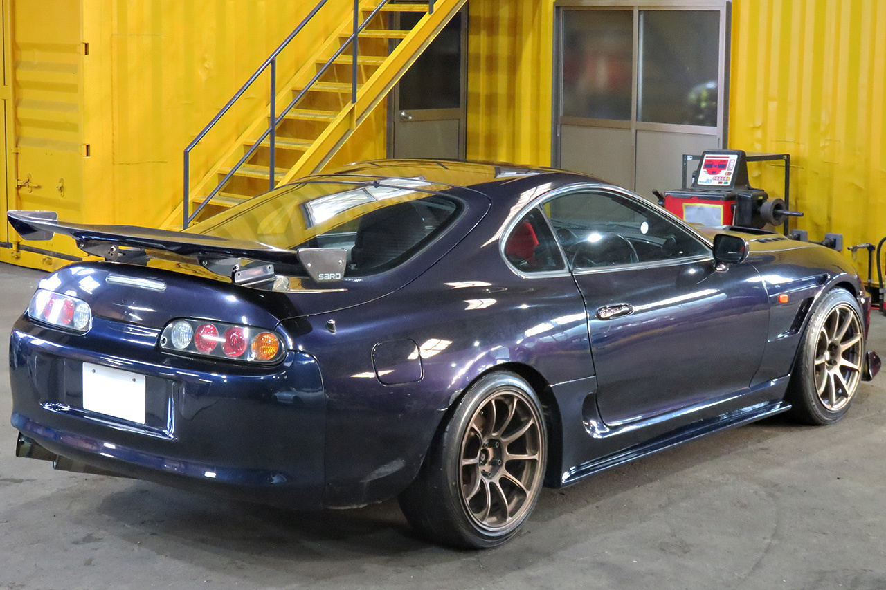 1993 Toyota SUPRA RZ Gareth GT3582R Turbine, KOYO radiator, HKS slide cam pulley, HKS Hipermax coilovers, WedsSport 