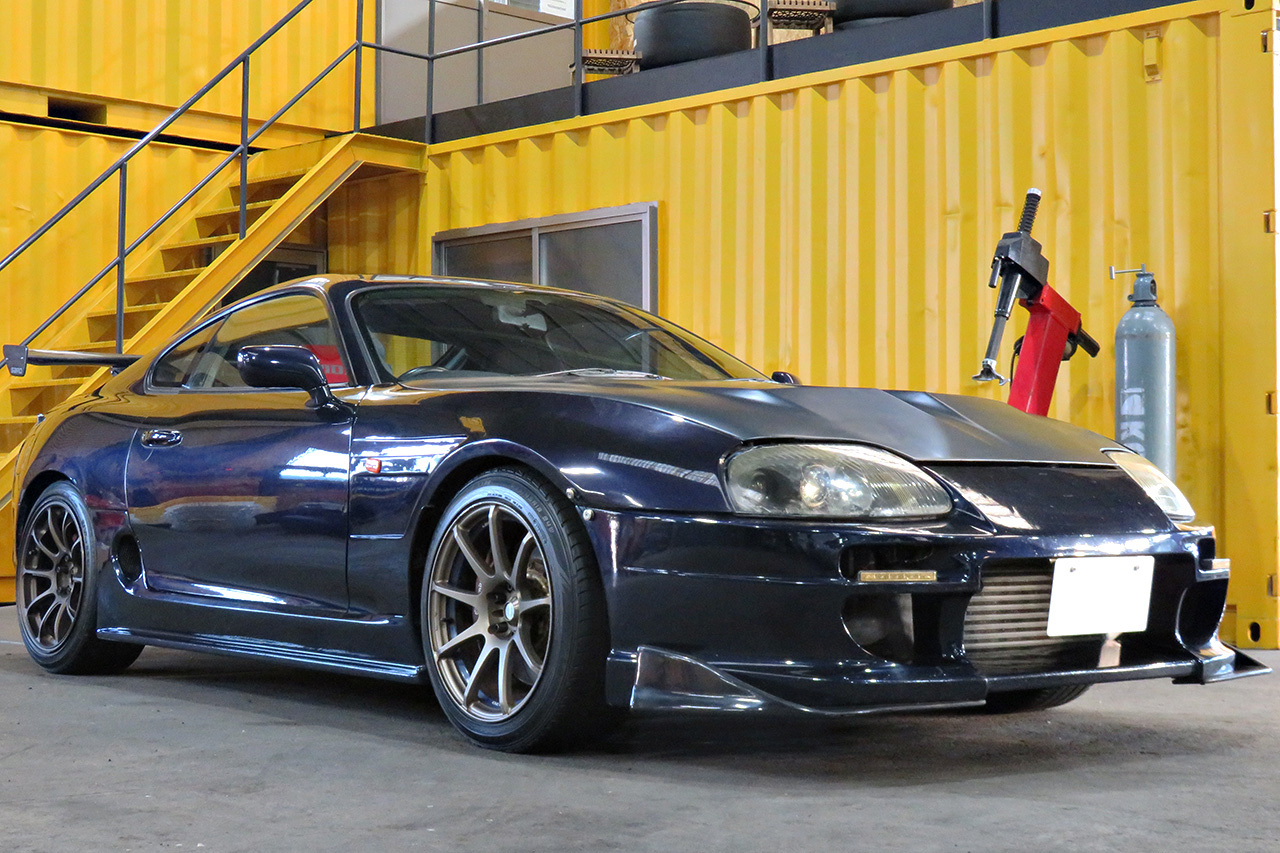 1993 Toyota SUPRA RZ Gareth GT3582R Turbine, KOYO radiator, HKS slide cam pulley, HKS Hipermax coilovers, WedsSport 