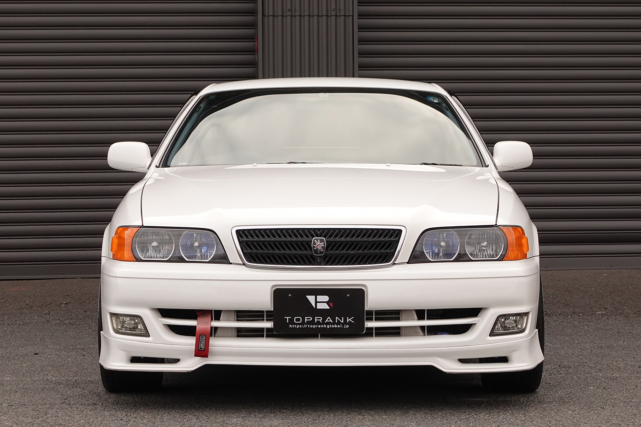 1997 Toyota CHASER JZX100 Chaser Tourer V, Toyota OEM Optional Aero, TRUST Intercooler, RAYS Gramlights 17 Inch Wheels