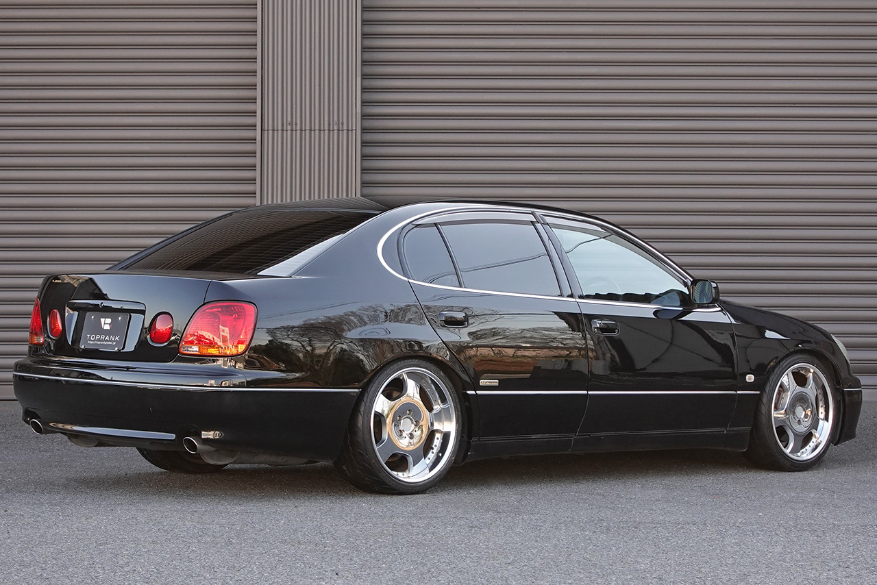 1998 Toyota ARISTO JZS161 Aristo V300, Factory SUNROOF, 2JZ-GTE Twin Turbo Engine, Black Leather Interior