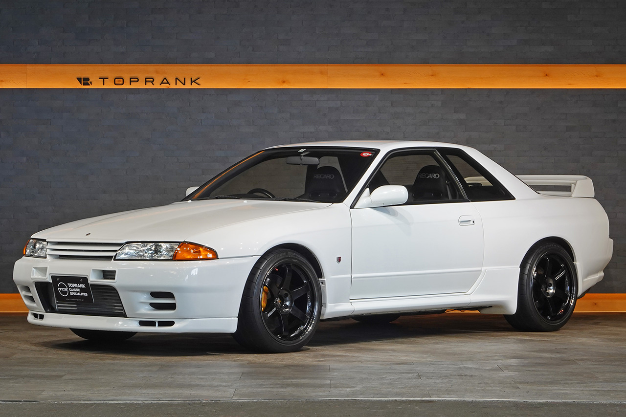 1994 Nissan SKYLINE GT-R BNR32 R32 Skyline GT-R, RAYS Volk Racing TE37 Wheels, Mine's Muffler, Recaro Sport-JC Seats