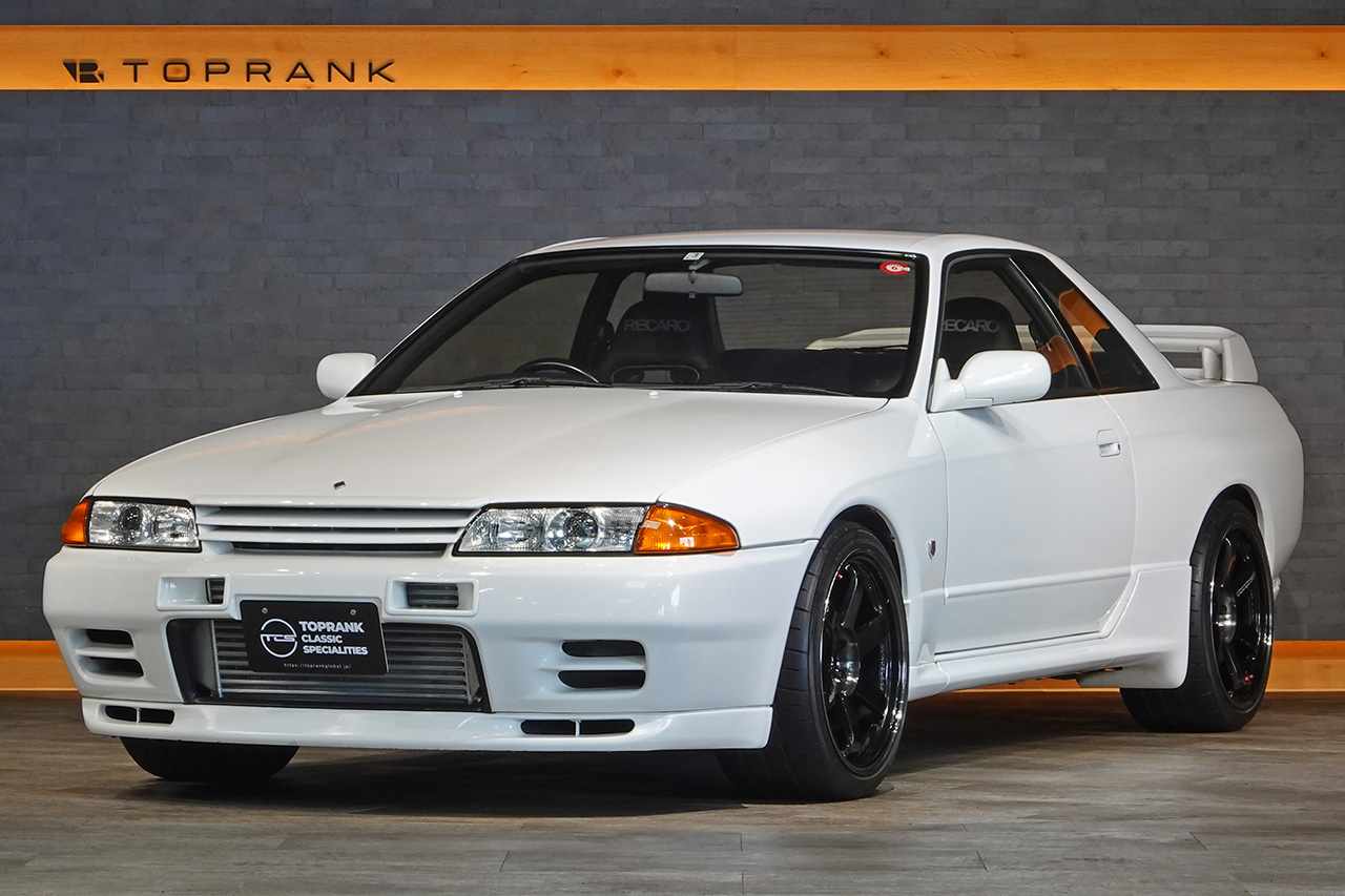 1994 Nissan SKYLINE GT-R BNR32 R32 Skyline GT-R, RAYS Volk Racing TE37 Wheels, Mine's Muffler, Recaro Sport-JC Seats