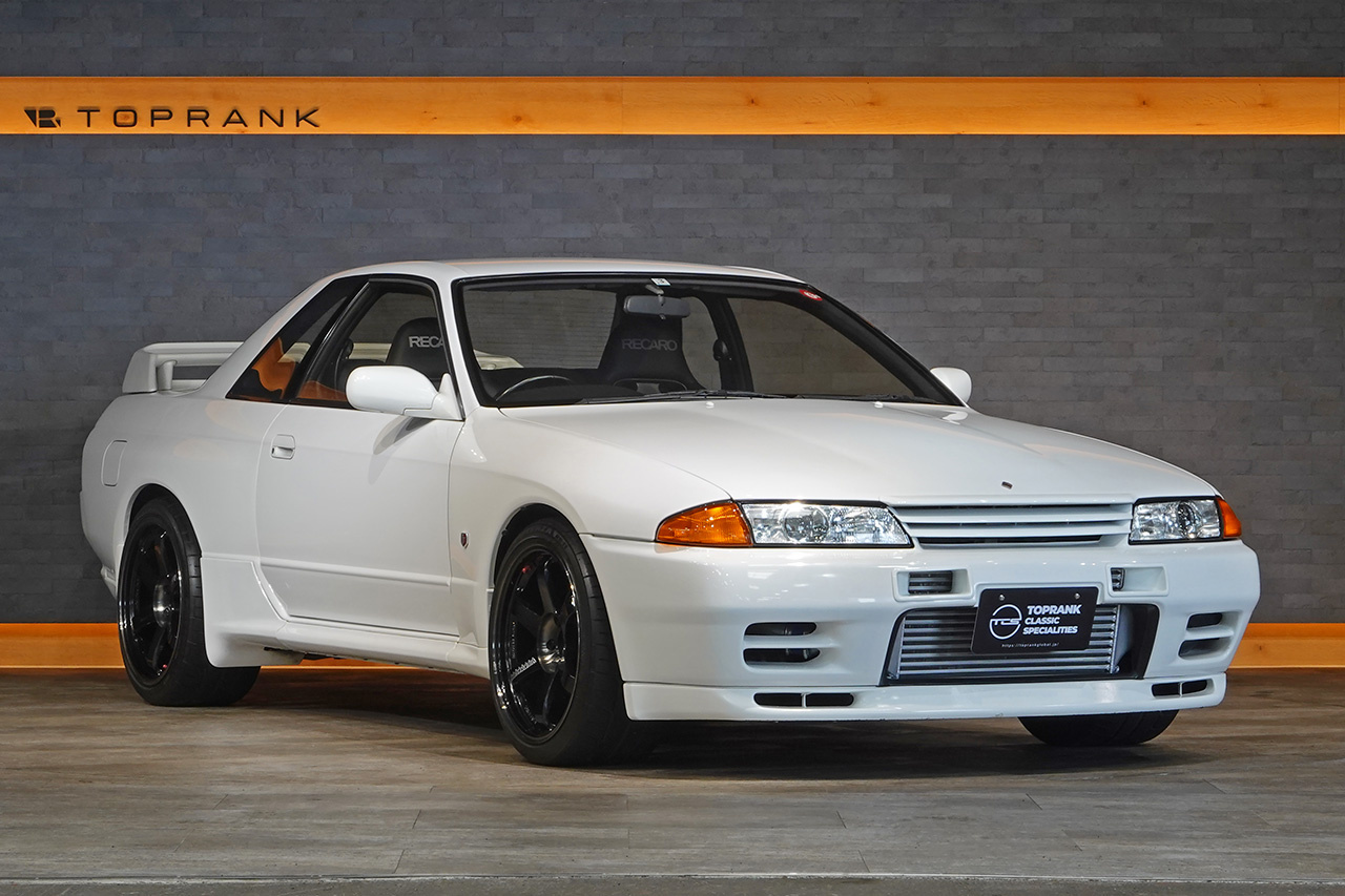 1994 Nissan SKYLINE GT-R BNR32 R32 Skyline GT-R, RAYS Volk Racing TE37 Wheels, Mine's Muffler, Recaro Sport-JC Seats