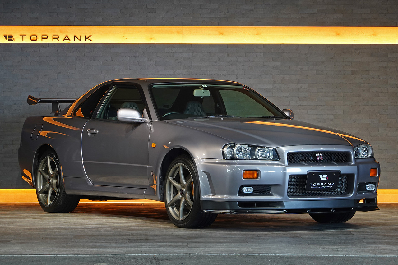 1999 Nissan SKYLINE GT-R BNR34 R34 Skyline GT-R V-Spec, All Original, KV2 Athlete Silver