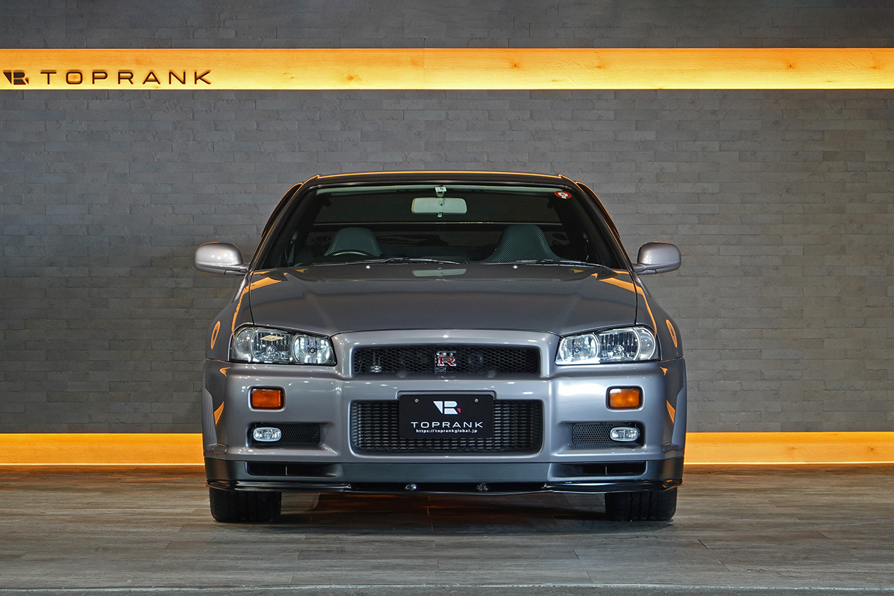 1999 Nissan SKYLINE GT-R BNR34 R34 Skyline GT-R V-Spec, All Original, KV2 Athlete Silver